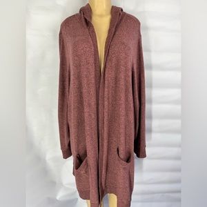 Torrid Super Soft Coral Open Front Cardigan.  Size 6